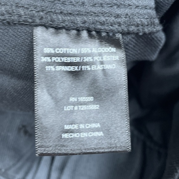 32 Degrees Women's L Casual Pants Black Cotton Blend d1401 - Picture 3 of 5